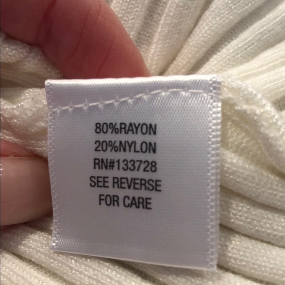 Apt. 9 Cowl Neck Off White Sweater Size S NWT - Picture 7 of 8